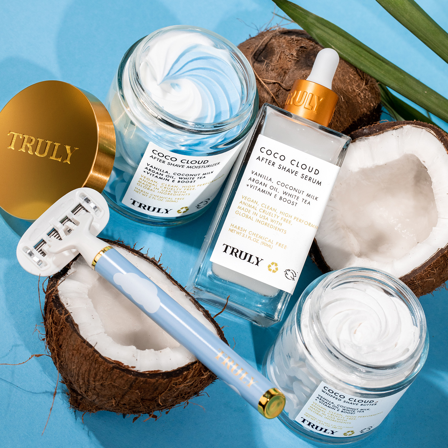 COCO CLOUD: CREMA CORPORAL DE AFEITAR JUMBO (CREMA CORPORAL PARA DEPILADO)
